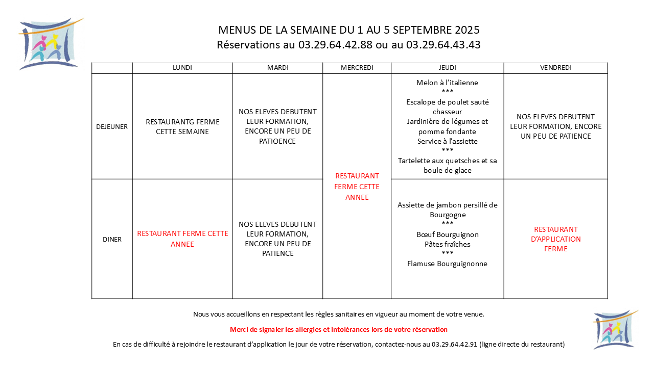 Restaurant d&#8217;application Mirecourt 2
