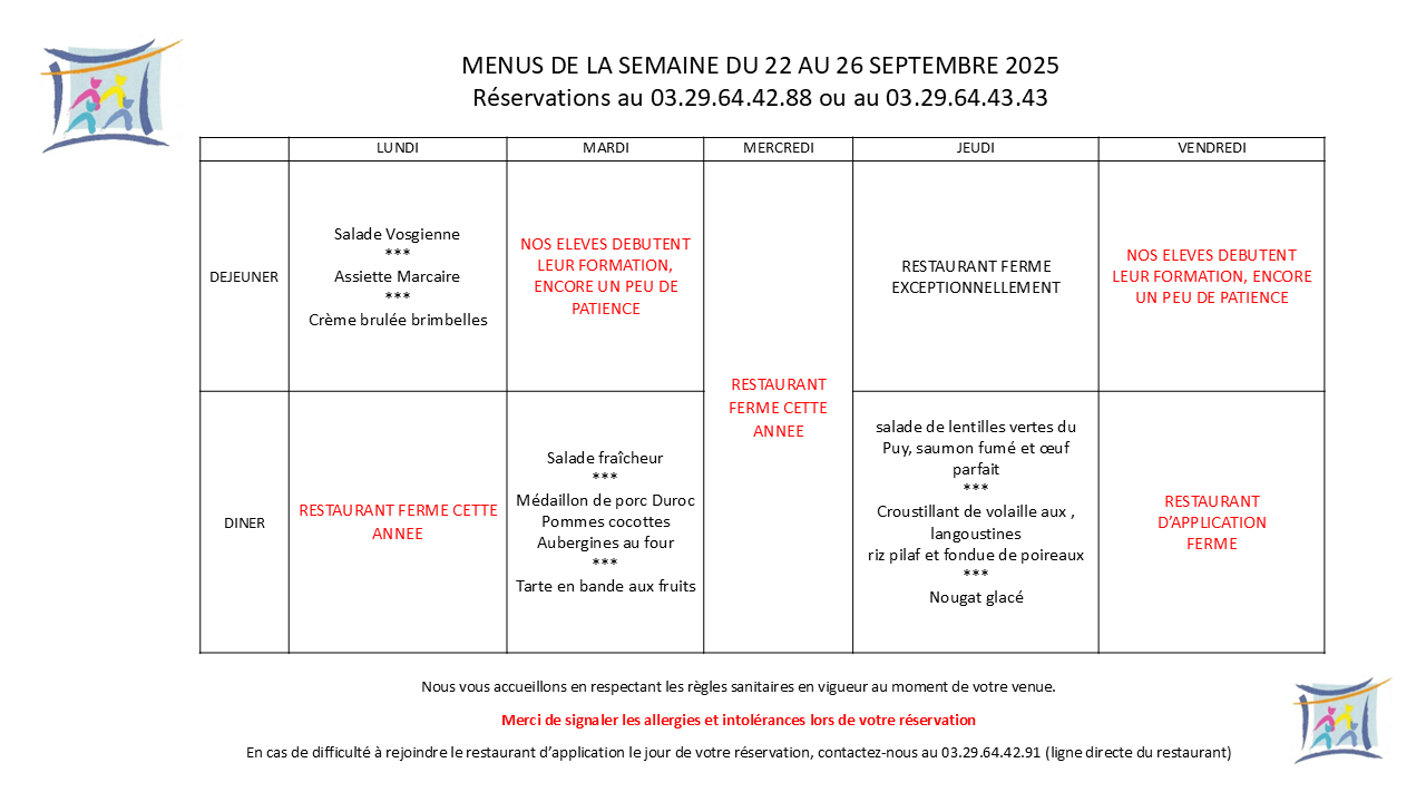 Restaurant d&#8217;application Remiremont 5