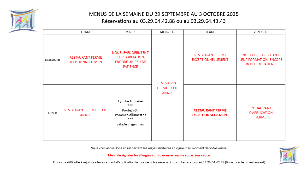 Restaurant d&#8217;application Charmes 6